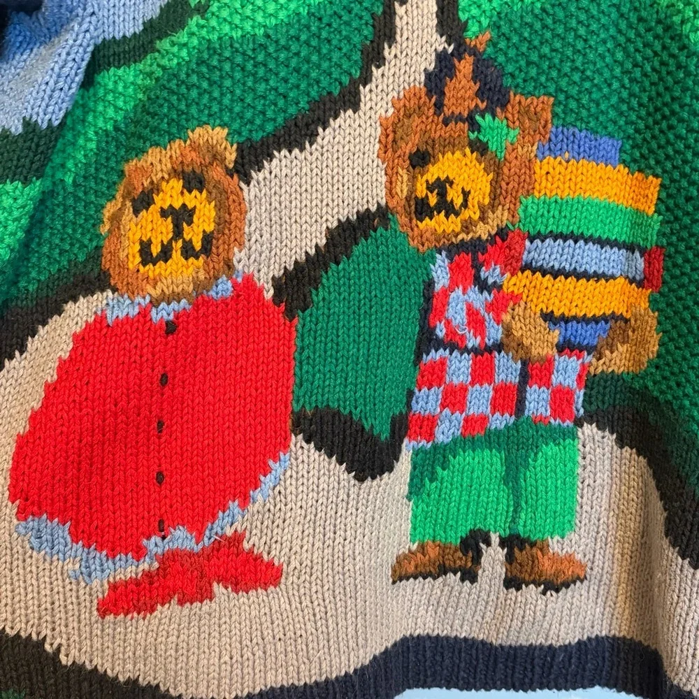 Alexandra Bartlett Multicolor Graphic Cardigan - Picture 7 of 9